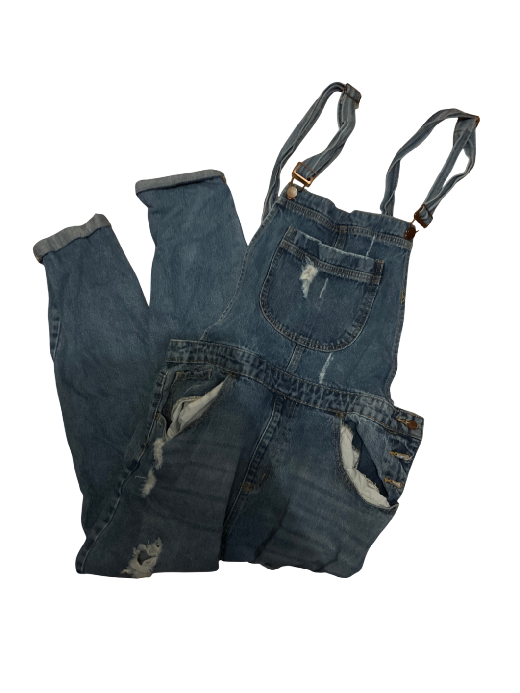 Forever 21 Latzhose Blau Gr.: M