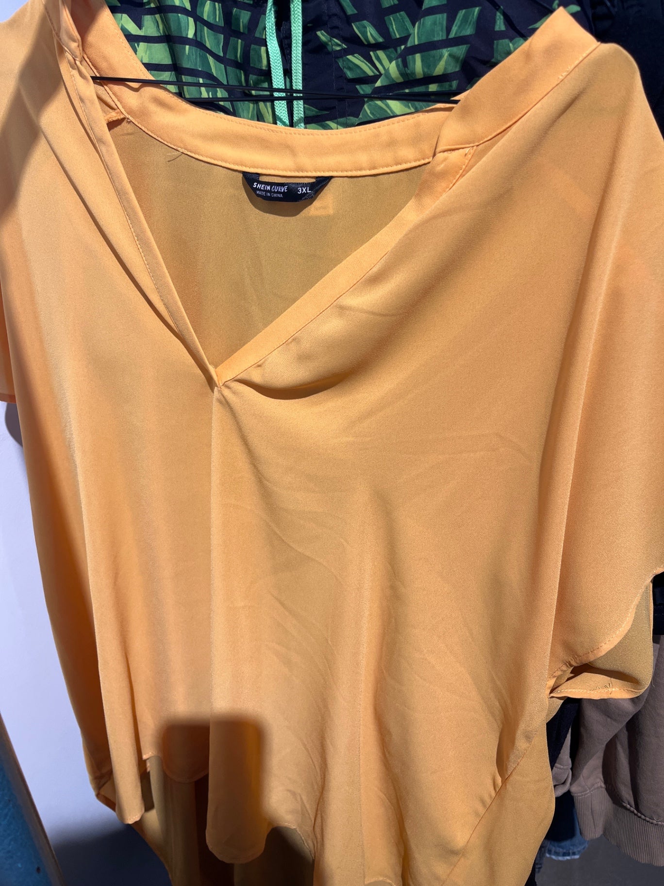 Shein Curve Bluse Beige Gr.: 3xl