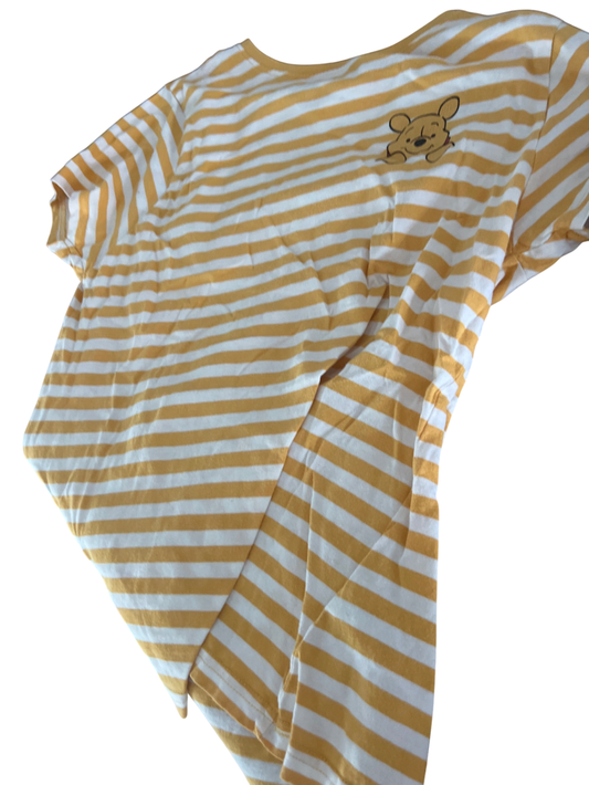 T-Shirt Gelb und Weiß 