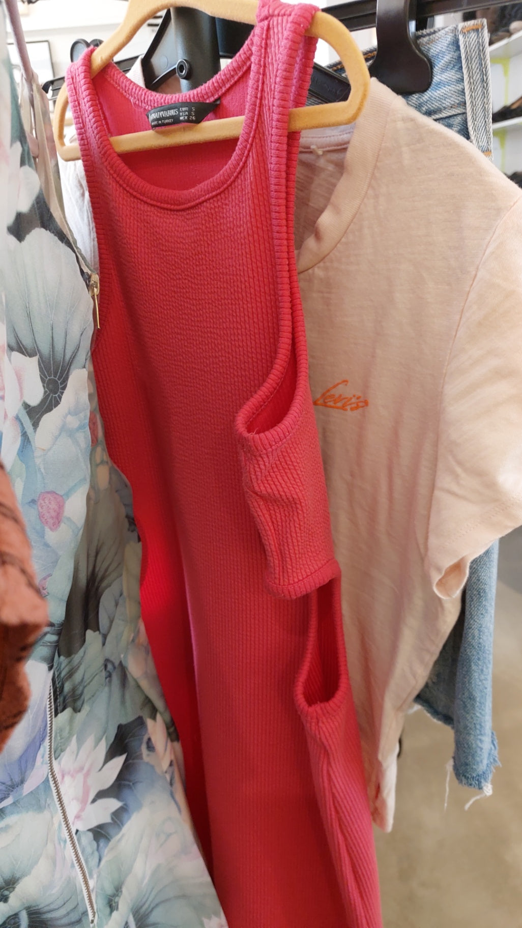 Stradivarius Kleid Pink Gr.: S