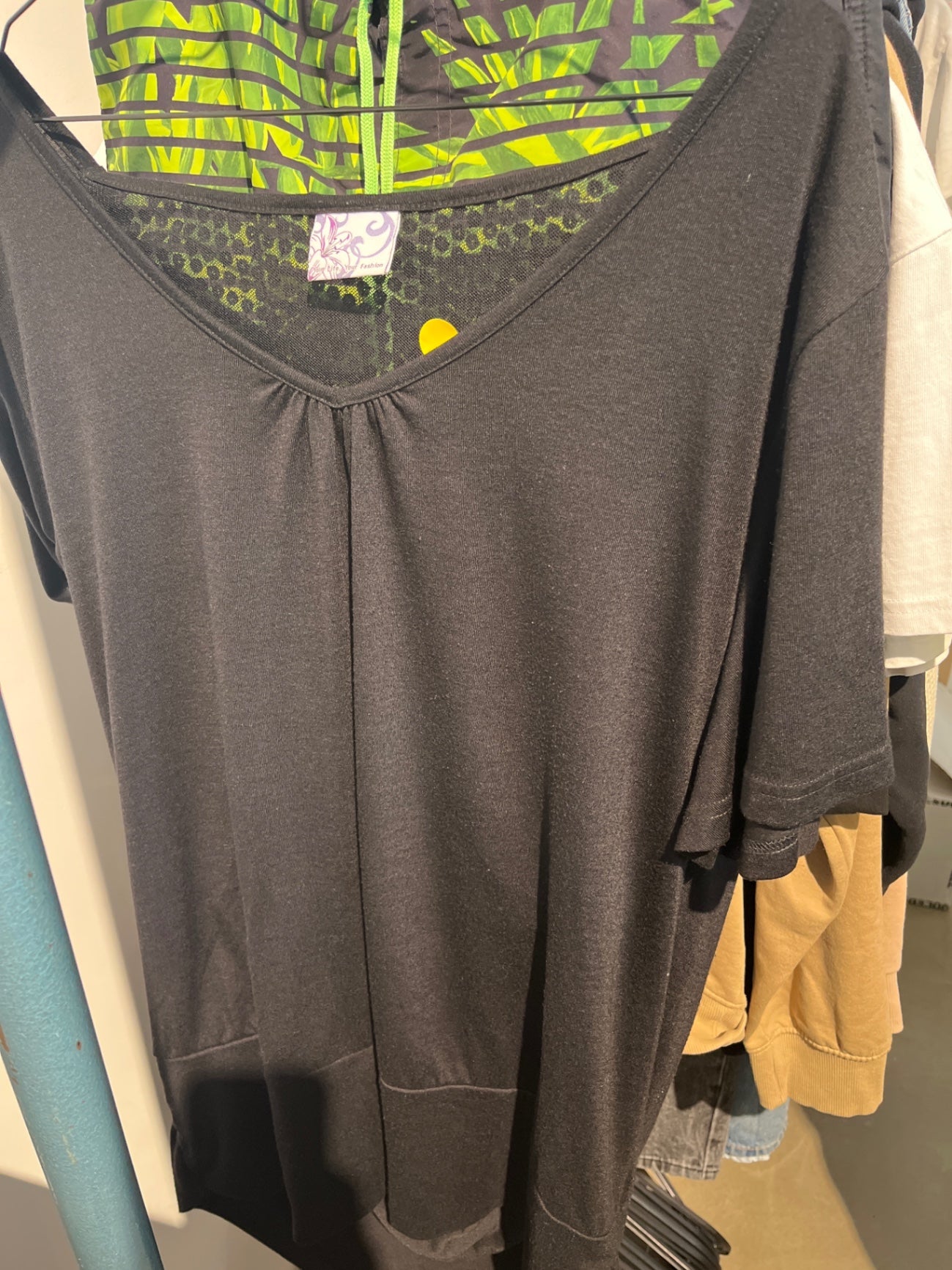 Your life your fashion Bluse Leo Schwarz Gr.: Xxl