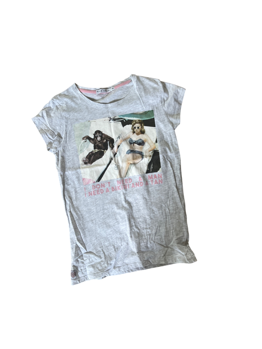 Rock Angel T-Shirt Grau Gr.: S