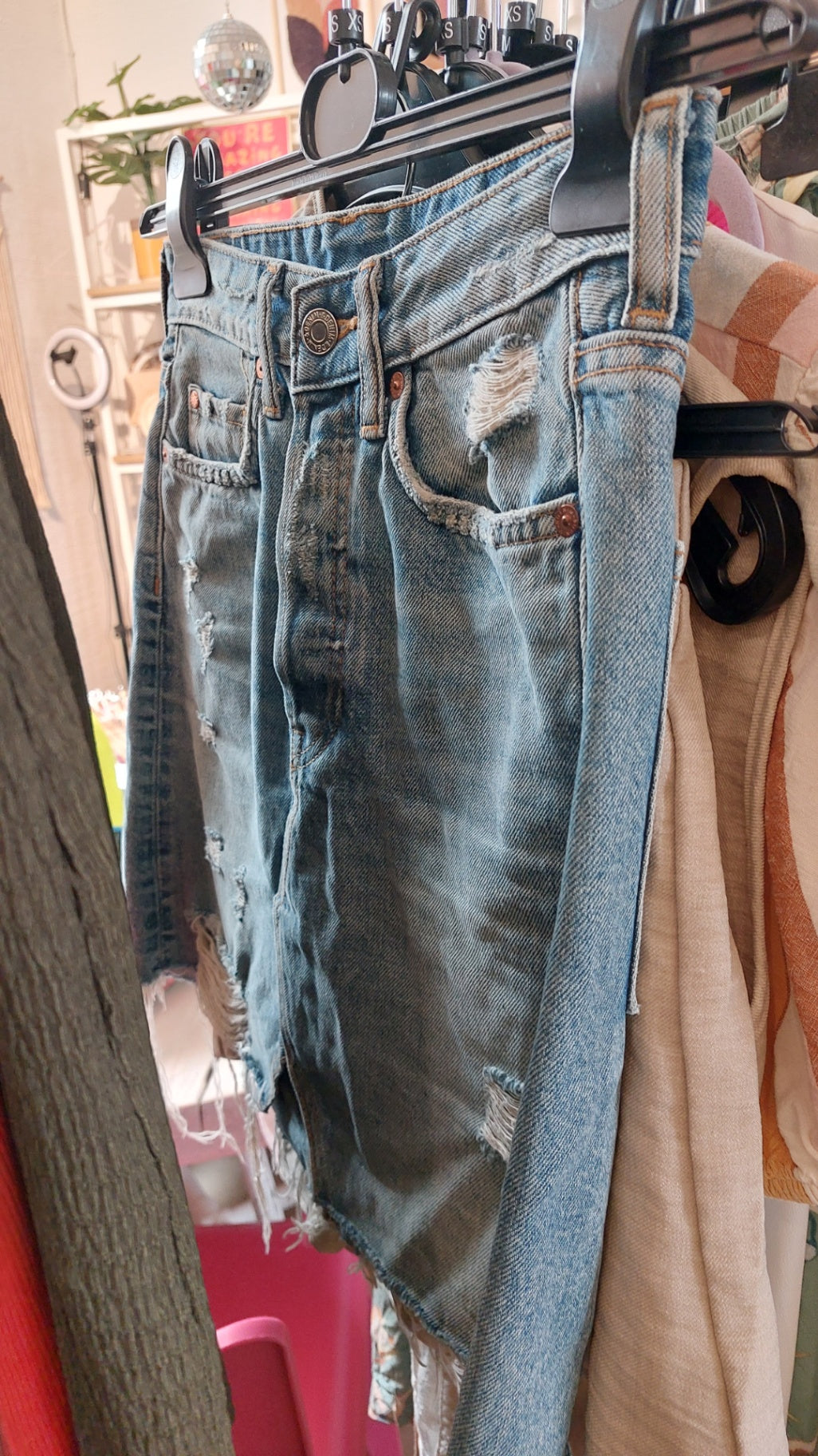 H&M Jeansrock Blau Gr.: 34