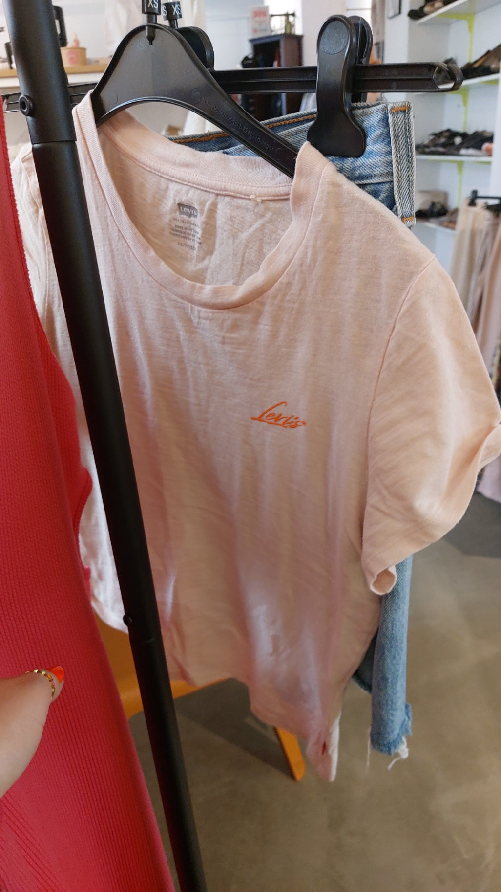 Levi's T-Shirt Pfirsich Gr.: XS