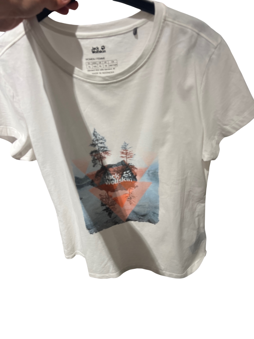 Jack Wolfskin T-Shirt Weiß Gr.: XL