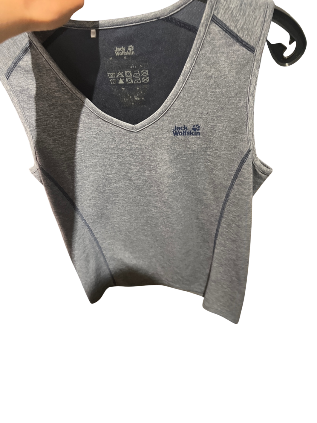Jack Wolfskin Top Grau Gr.: M