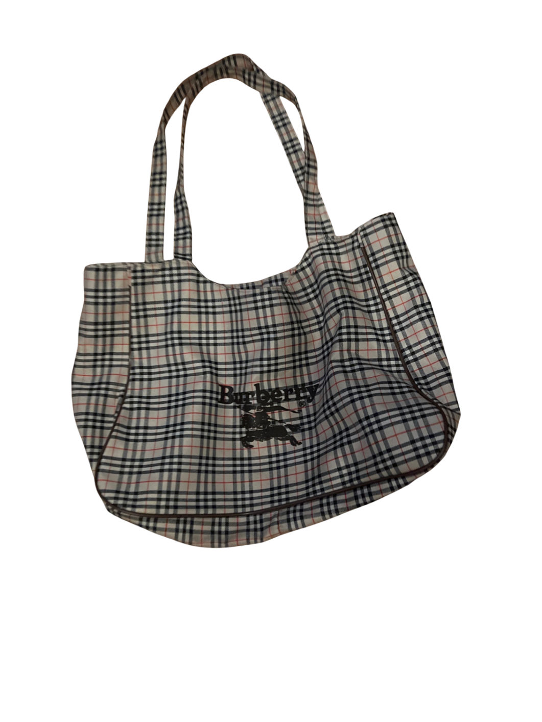 Tasche Beige, Schwarz, Rot 