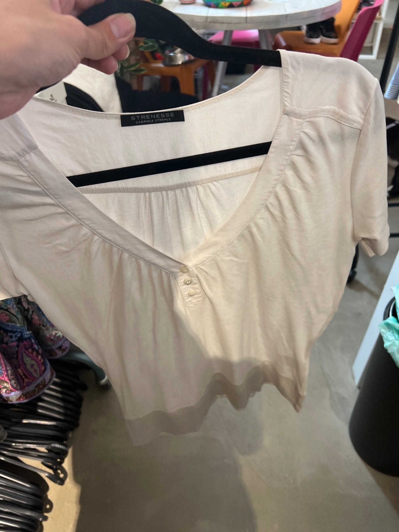 Strenesse T-Shirt Elfenbein Gr.: S