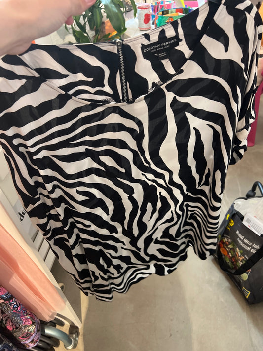 Dorothy Perkins Bluse Zebra-Muster Gr.: 48