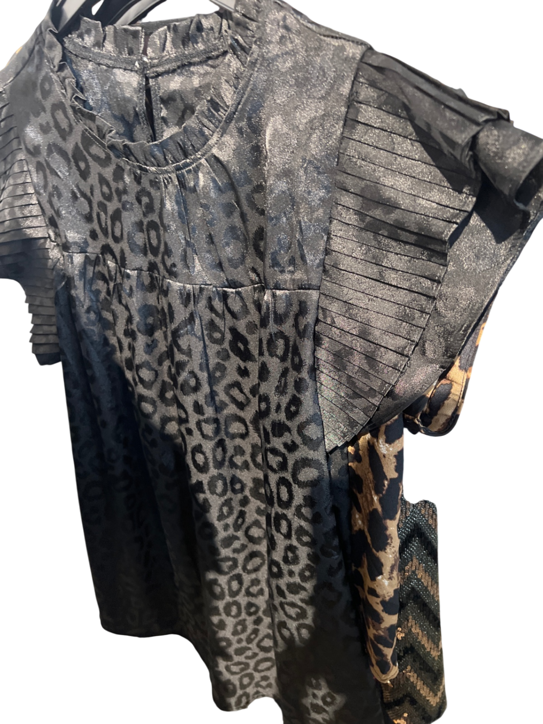 Bluse Schwarz Gr.: L