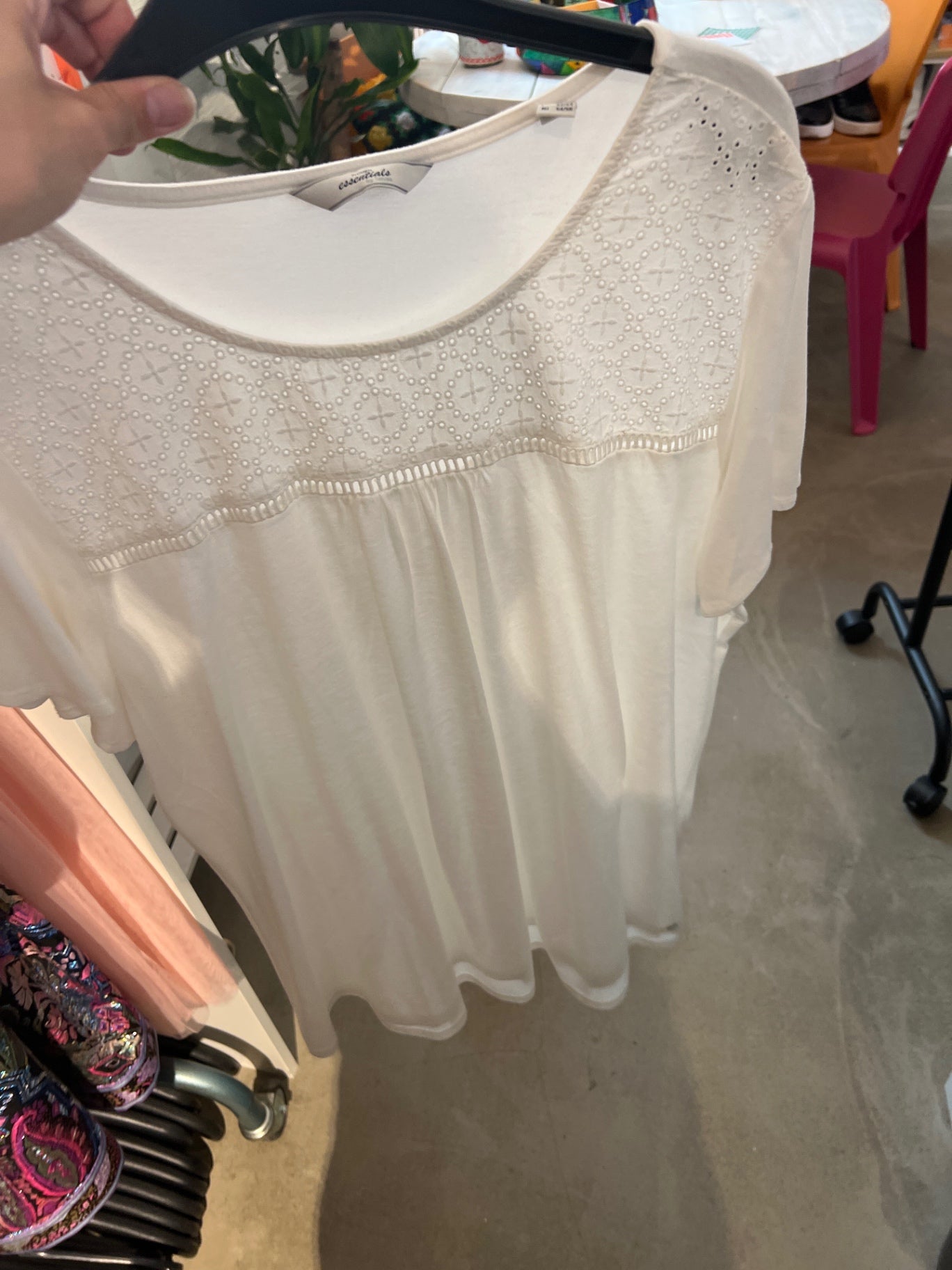 T-Shirt Weiß Gr.: 48/50