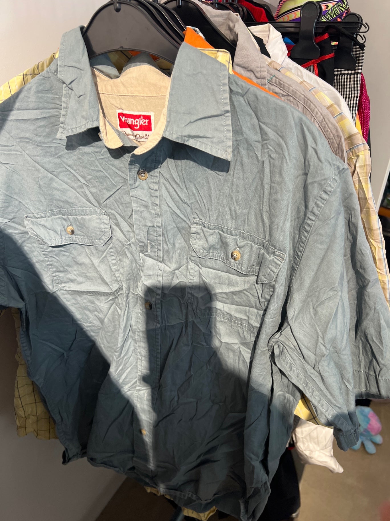 Wrangler Hemd Grau Gr.: M