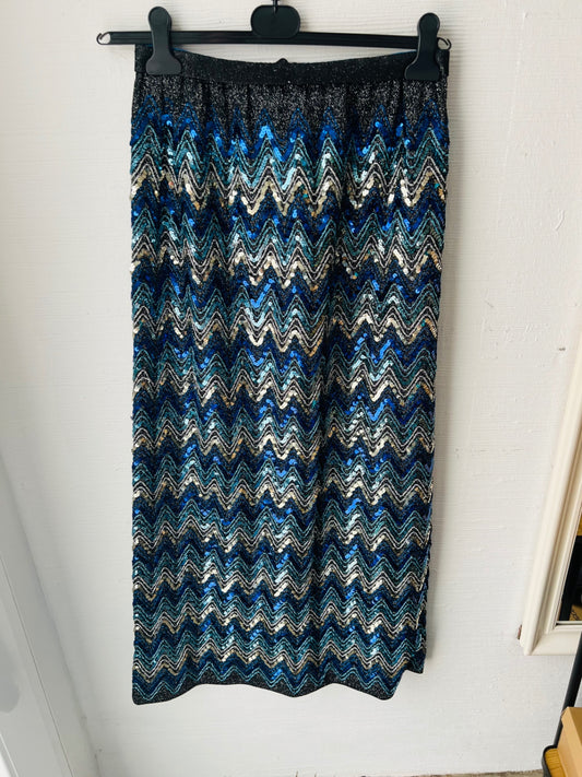 TRUE VINTAGE! Rock Blau Gr.: M