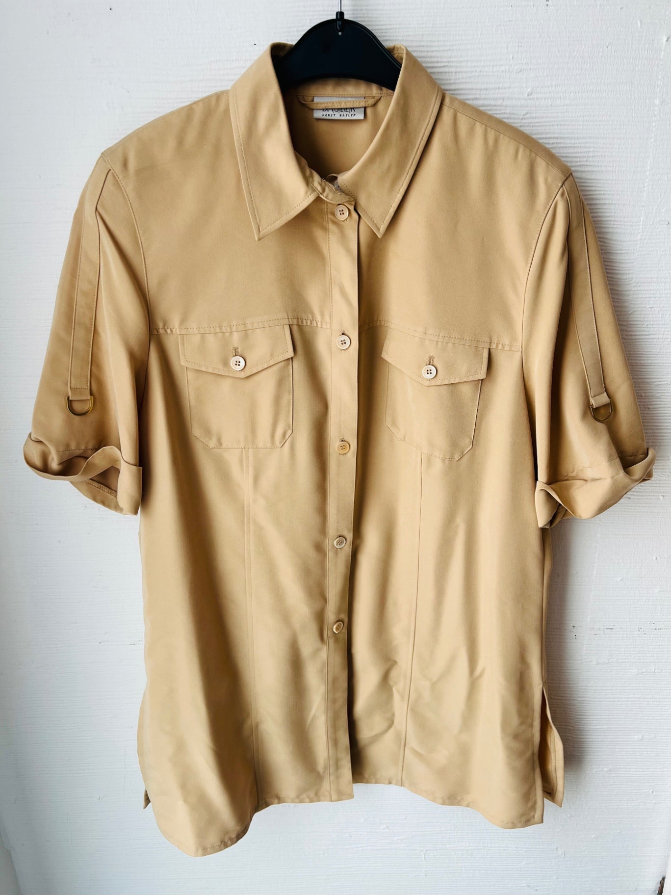 TRUE VINTAGE! Hemd Beige Gr.: L