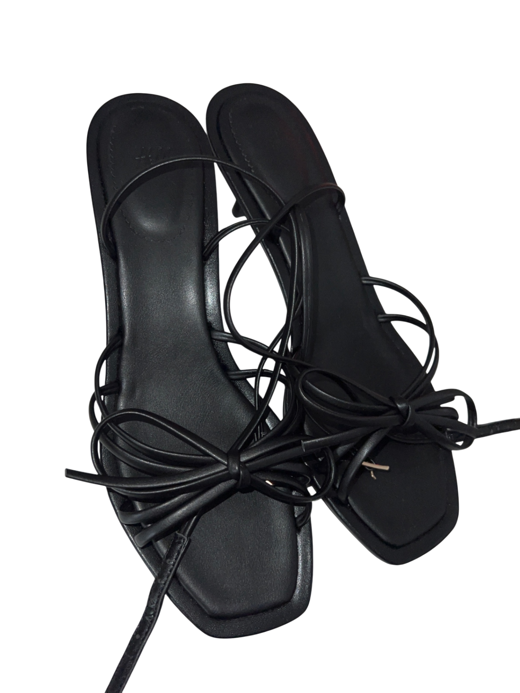H&M Sandalen Schwarz Gr.: 39