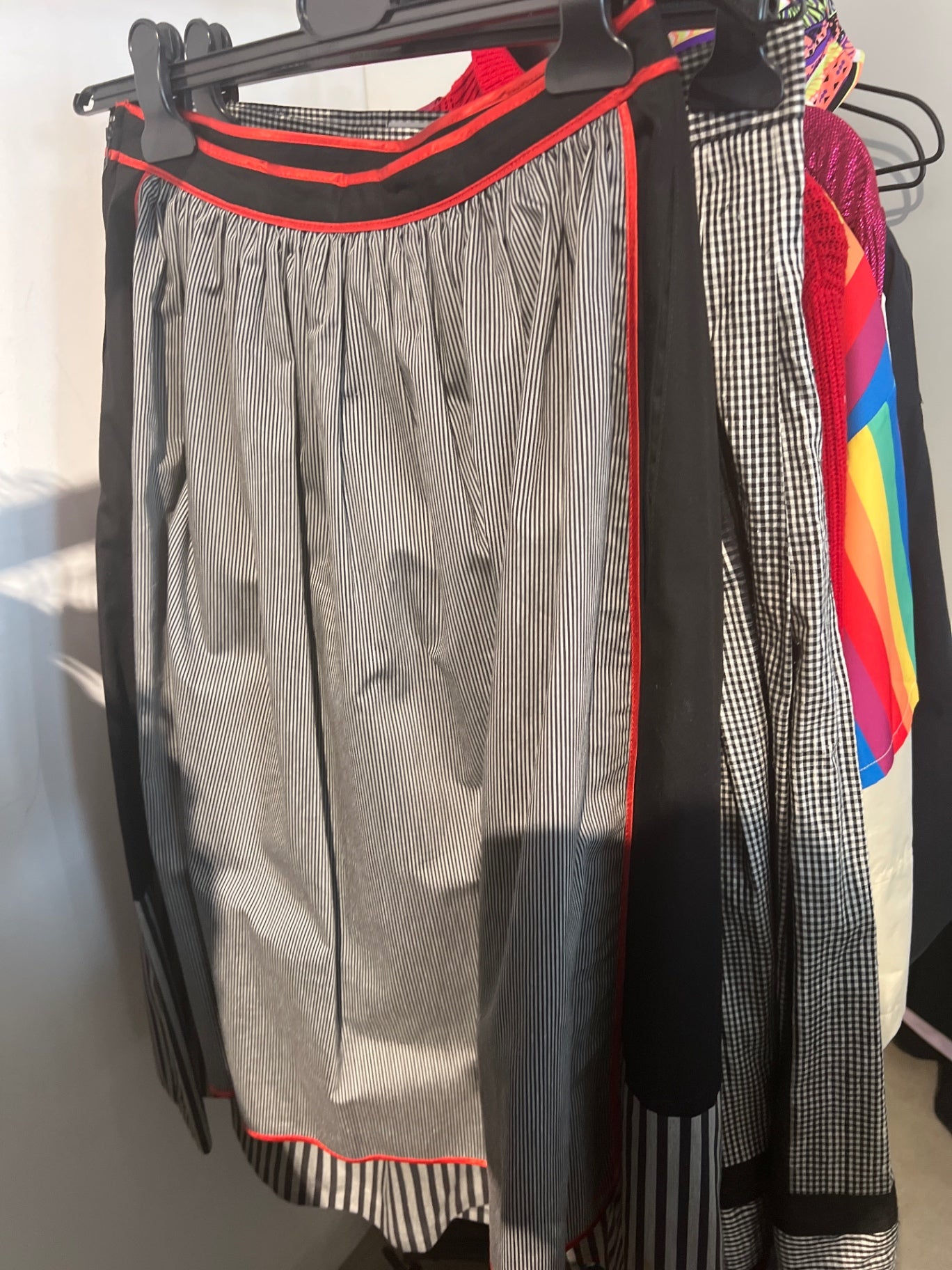 Trachten Rock Vintage gestreift Gr.: L