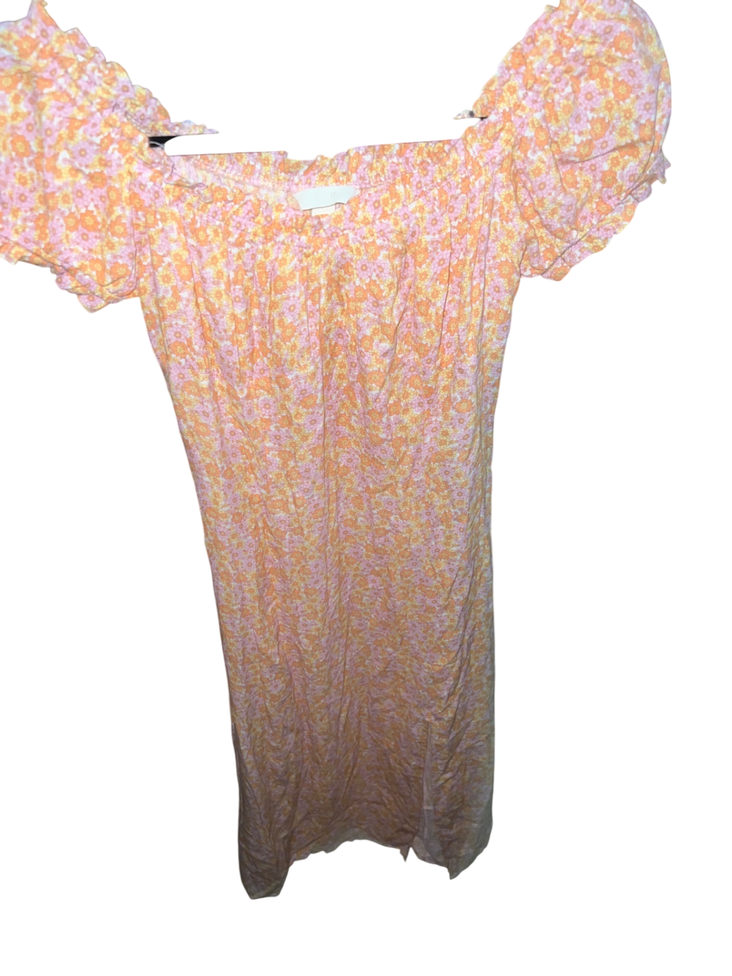 H&M Kleid Rosa, Orange, Gelb Gr.: S