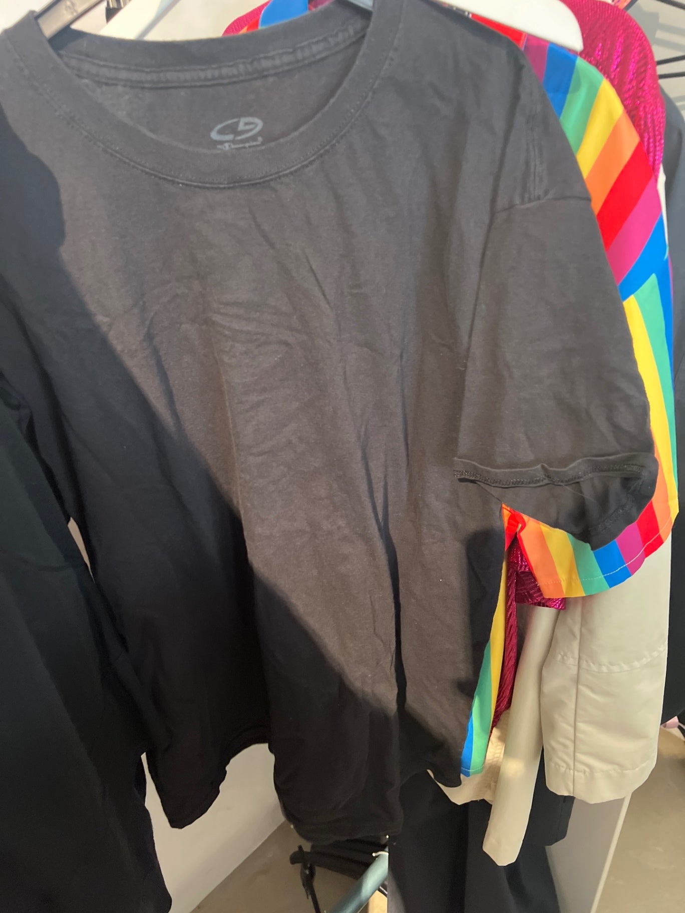 Champion T-Shirt Schwarz Gr.: XXL