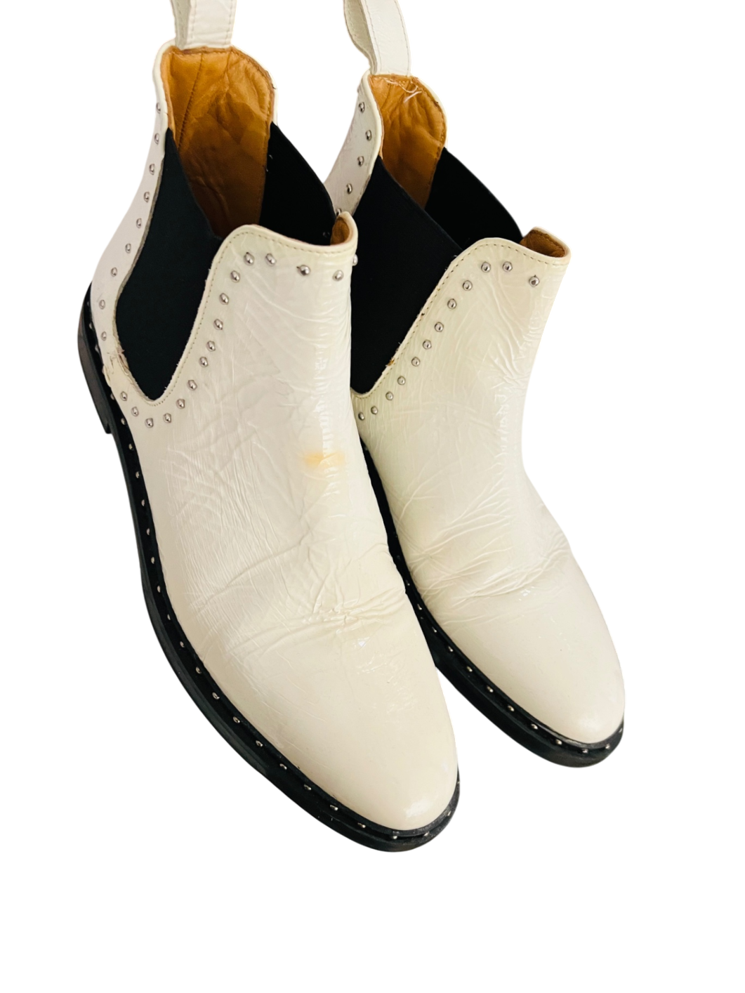 Melvin & Hamilton Stiefel Weiß Gr.: 38