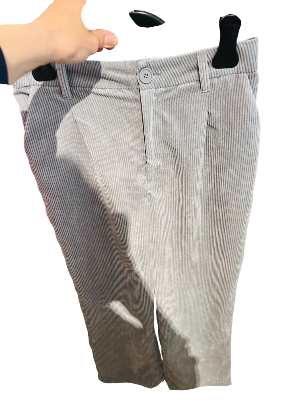 H&M Cordhose Grau Gr.: S