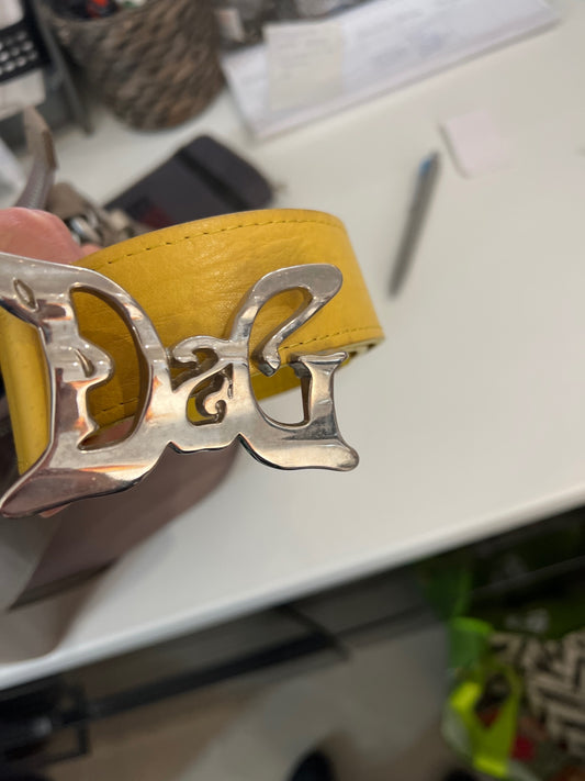 Dolce & Gabbana Gürtel Gelb 