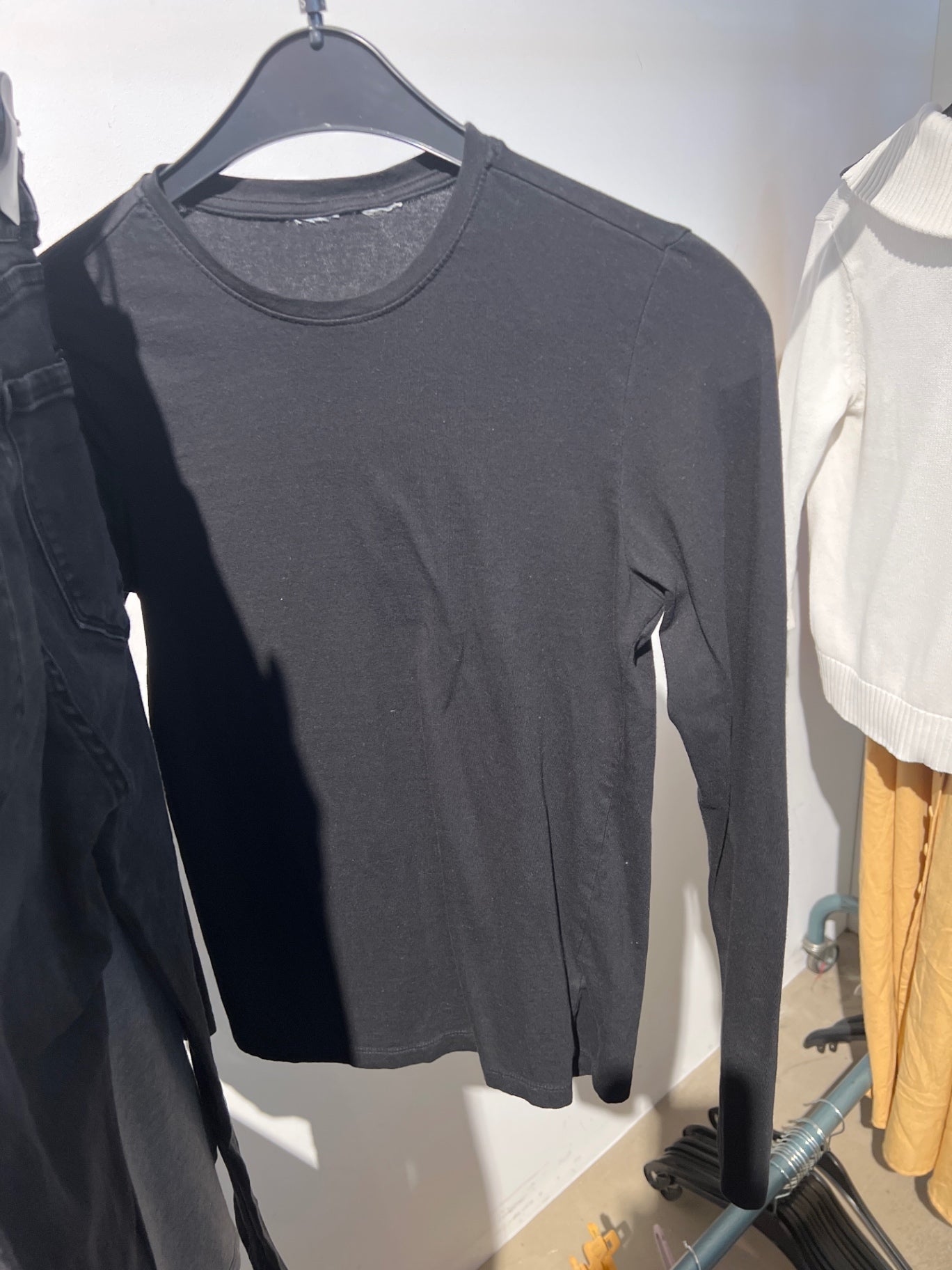 Longsleeve Schwarz Gr.: S