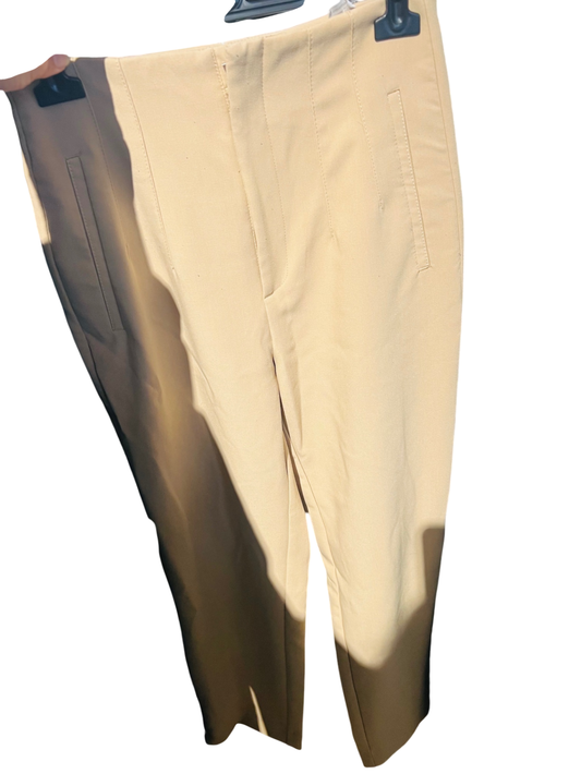 Stradivarius Hose Beige Gr.: M