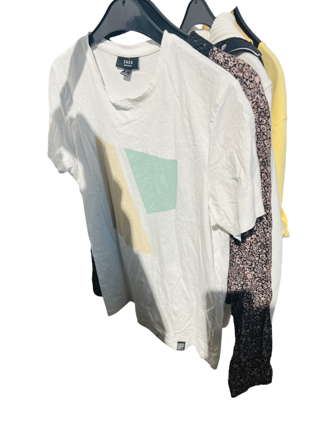 SMOG T-Shirt Weiß Gr.: S