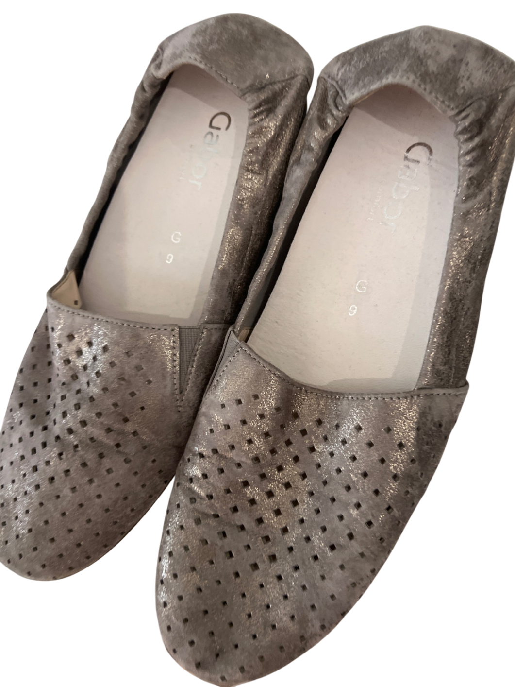 Gabor Schuhe Silber Gr.: 42/42