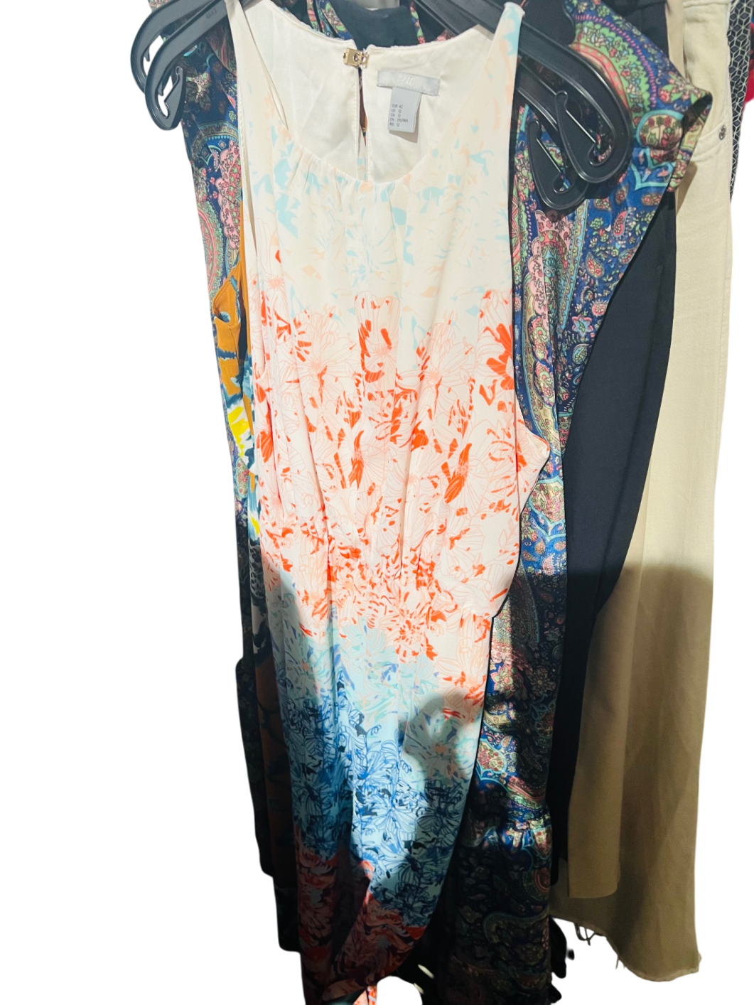 H&M Kleid Mehrfarbig Gr.: XL
