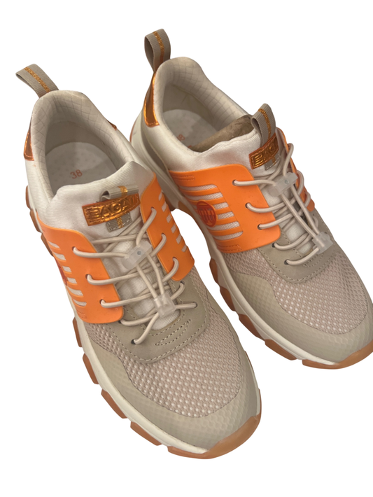BAGATT Sneaker Beige Orange Gr.: 38