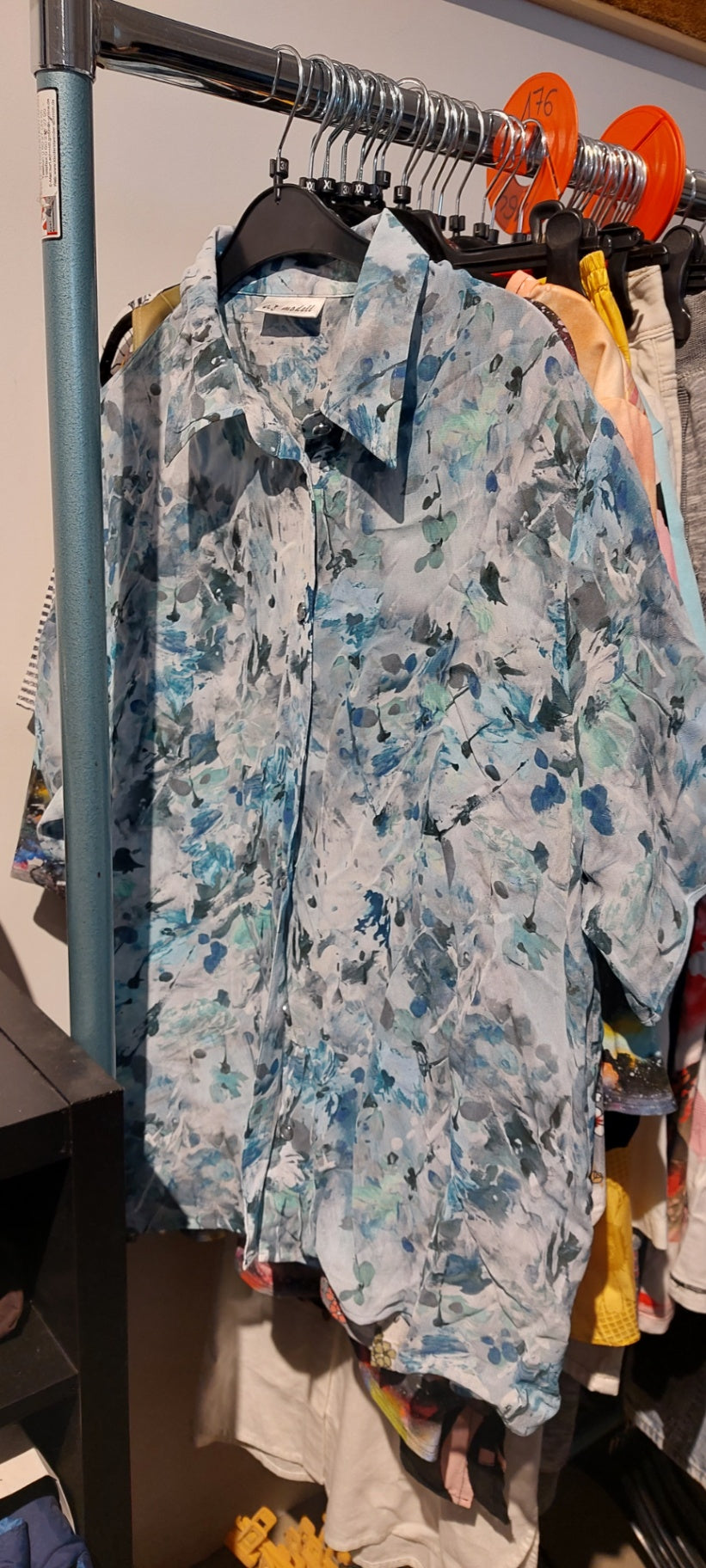 as modell Bluse Blau/Grün/Schwarz Gr.: 48