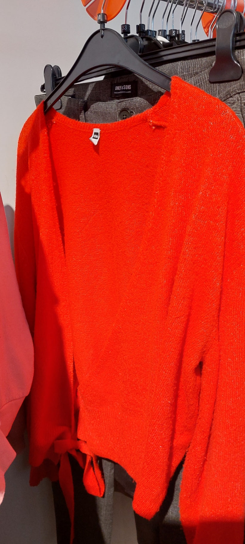 HEMA Strickjacke Rot Gr.: M