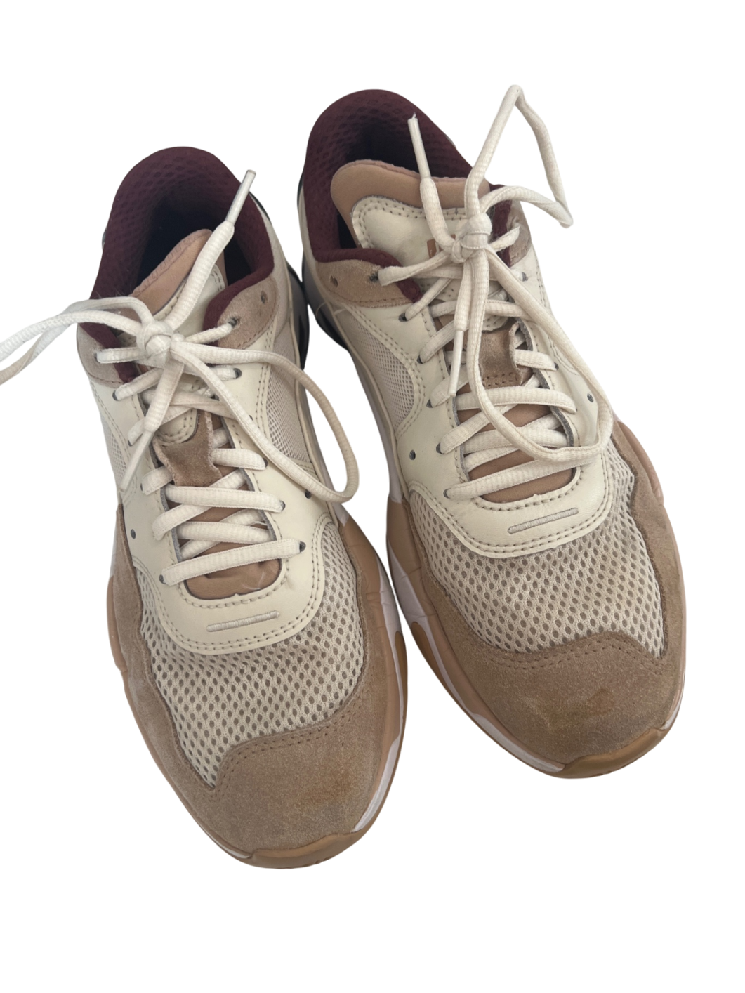 Puma Sneaker Beige und Weiß Gr.: 40