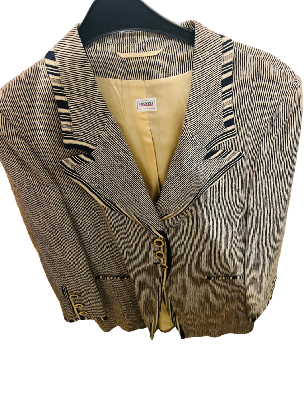 Renzo Vintage Blazer Beige Gr.: L