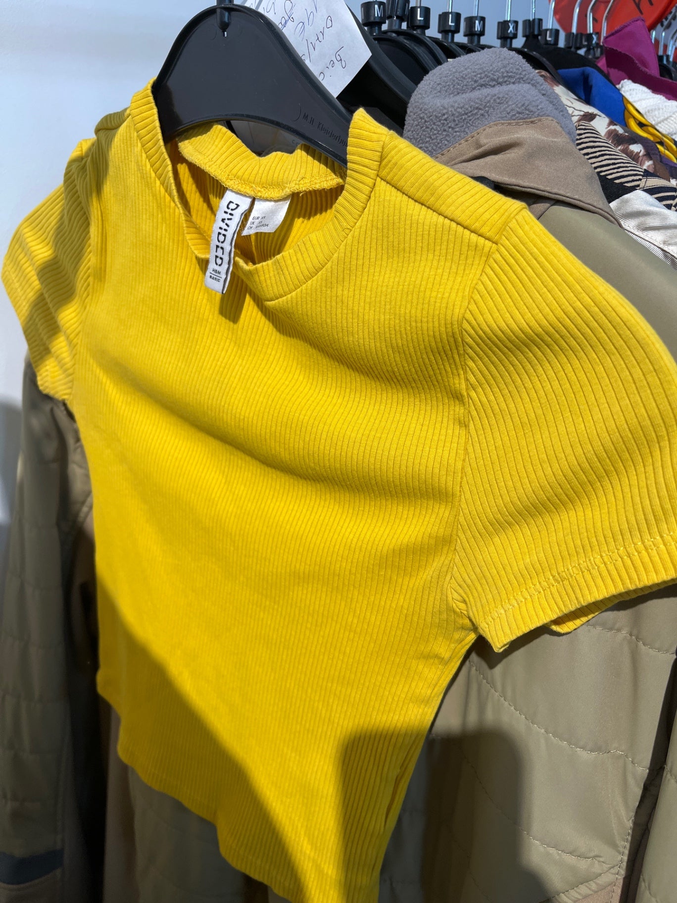 H&M T-Shirt Gelb Gr.: XS