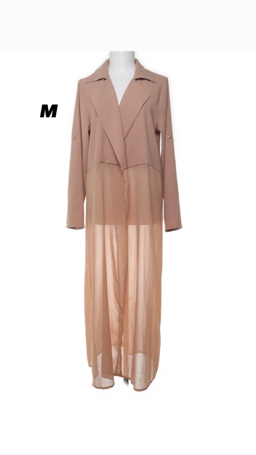 Fashion Nova Jacke Beige Gr.: M