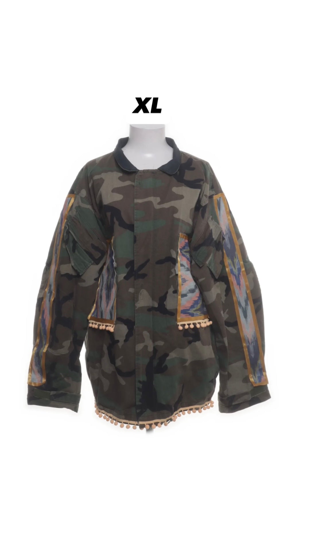 Safari Jacke Mehrfarbig Gr.: XXL