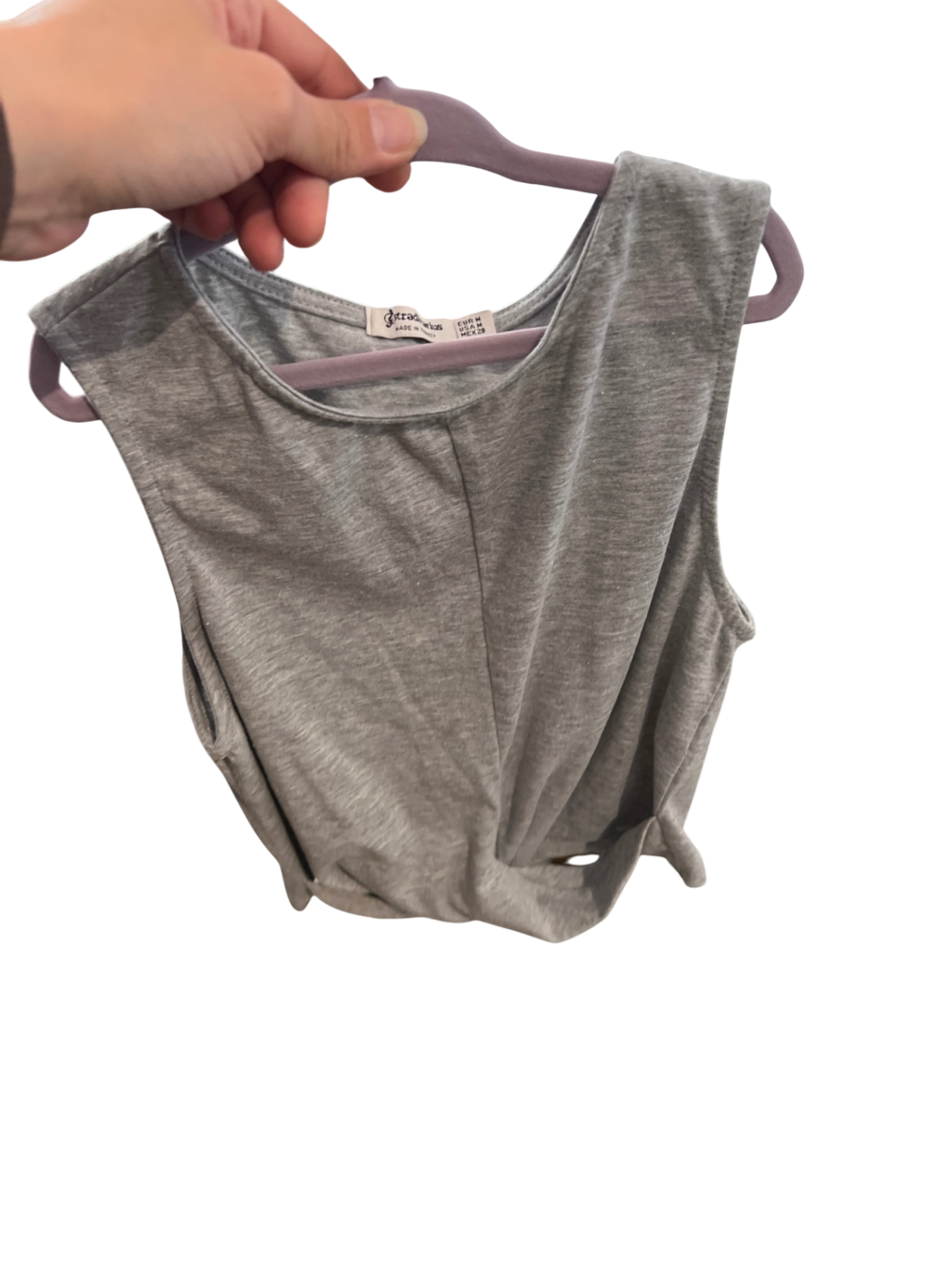 Stradivarius Top Grau Gr.: M