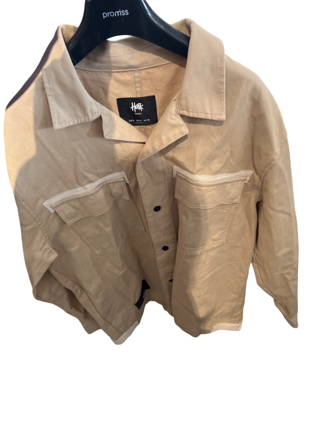 Bershka Jacke Beige Gr.: M