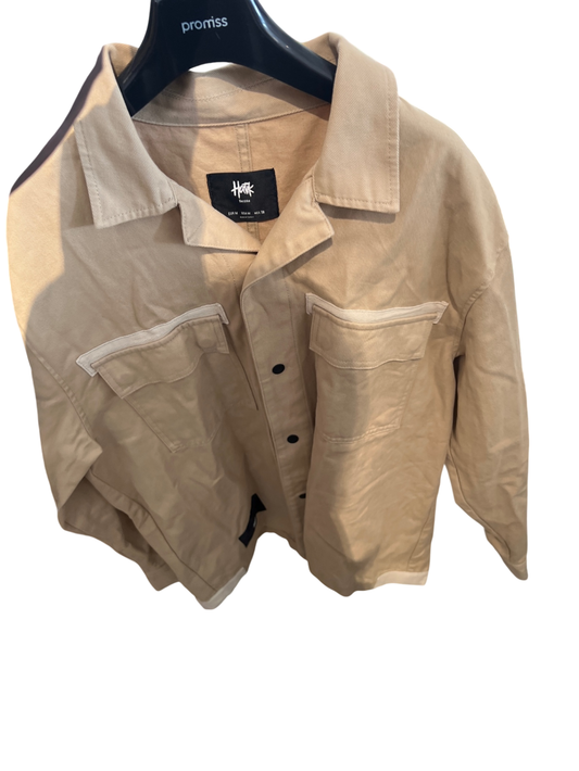 Bershka Jacke Beige Gr.: M