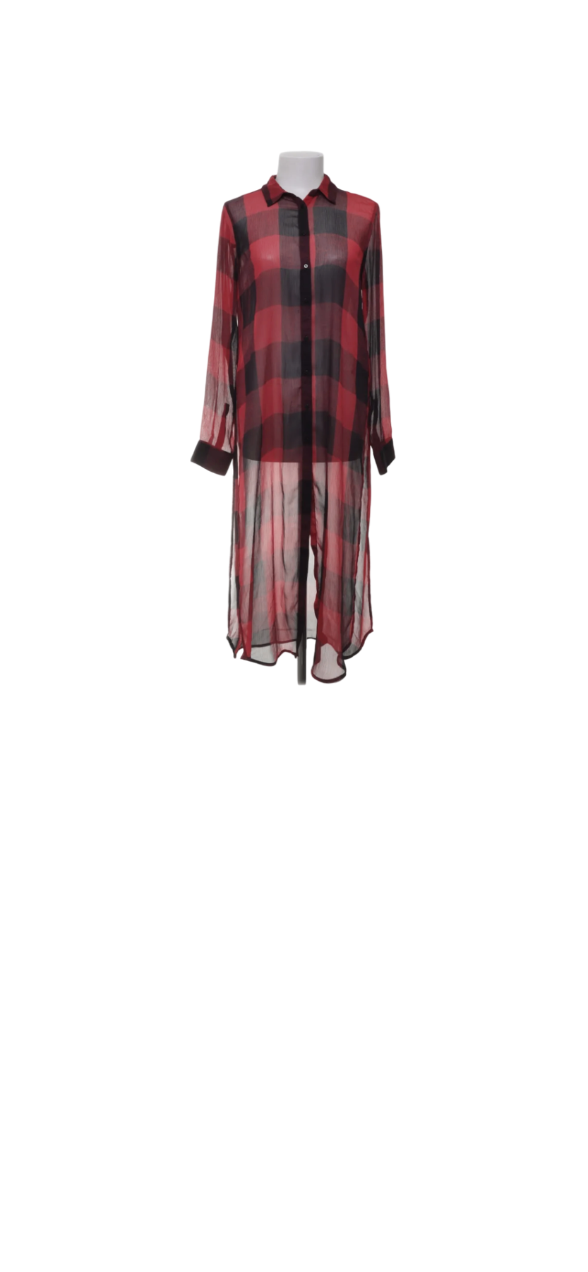 Zara Kleid Bluse Rot Gr.: S