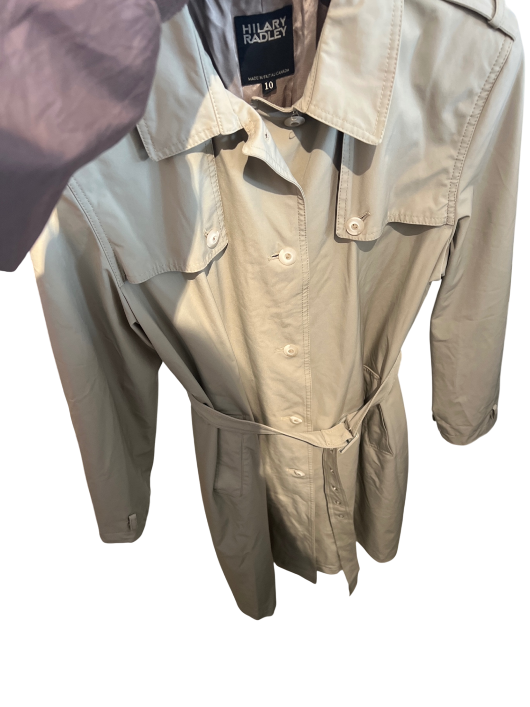 Hilary Radley Trenchcoat Beige Gr.: S
