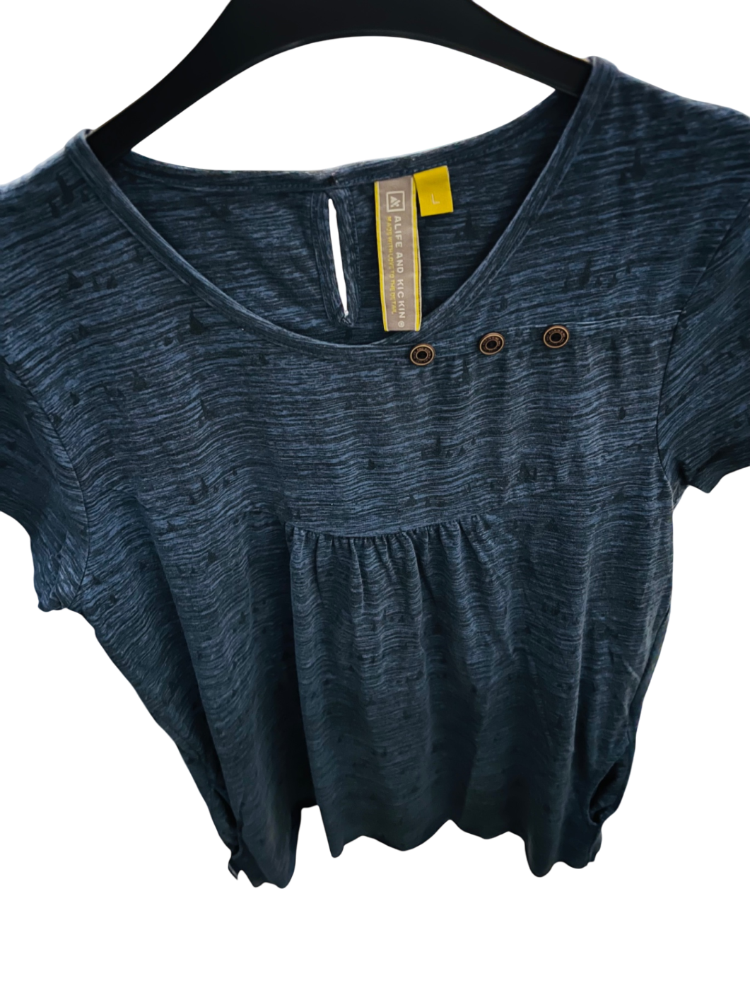 Alife & Kickin T-Shirt Blau Gr.: XL