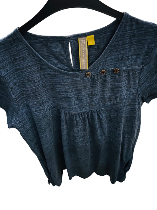Alife & Kickin T-Shirt Blau Gr.: XL