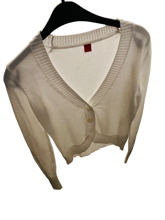 Strickjacke Creme Gr.: M