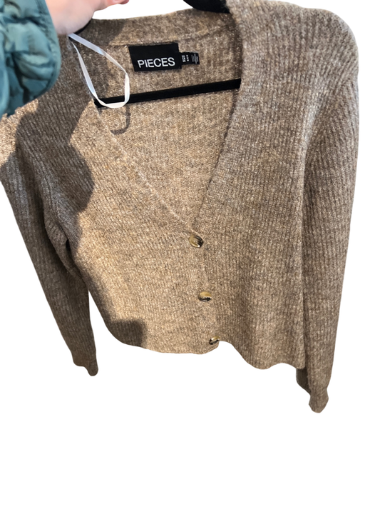 PIECES Strickjacke Beige Gr.: M