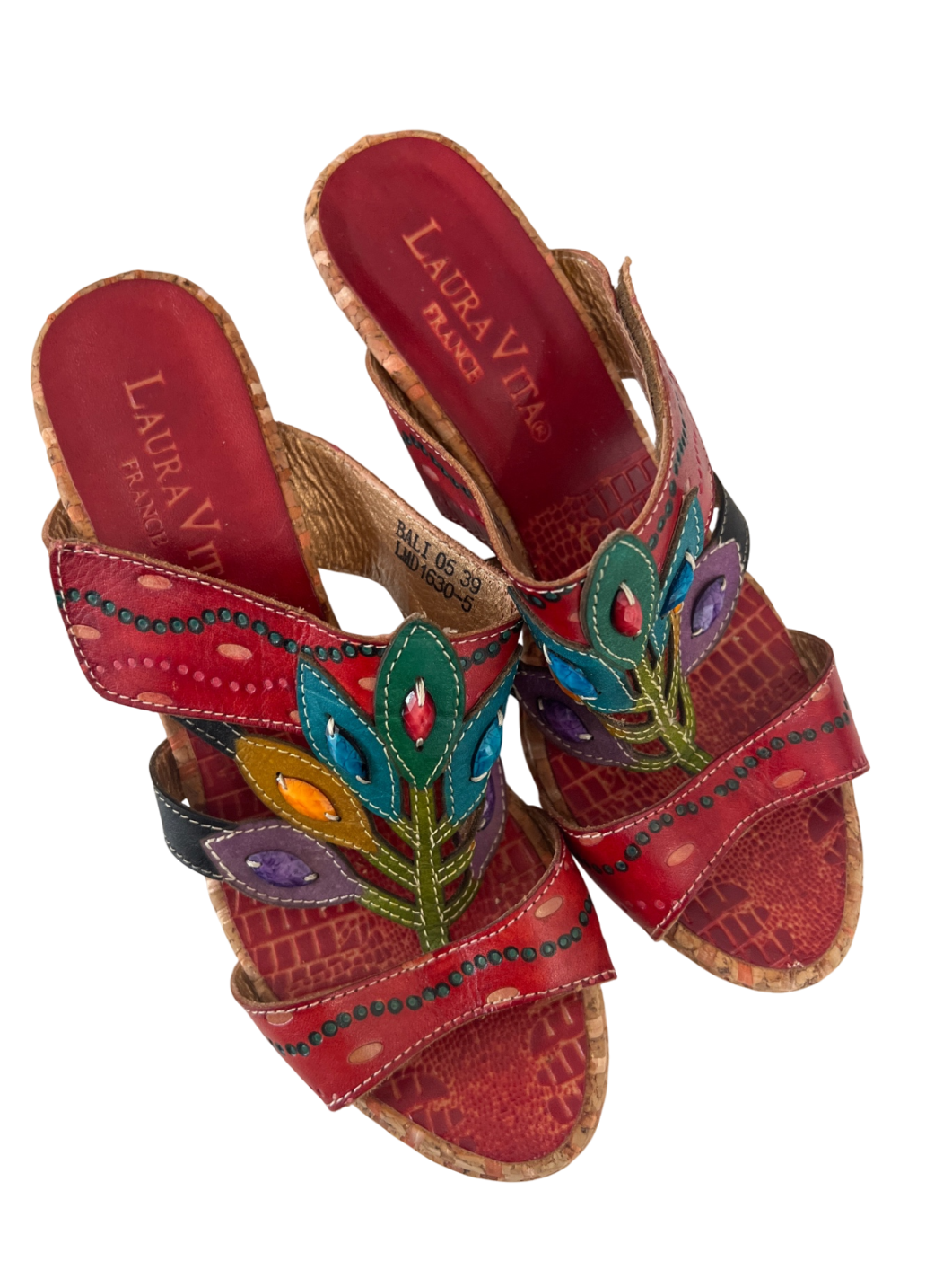 Laura Vita Sandalen Mehrfarbig Gr.: 39