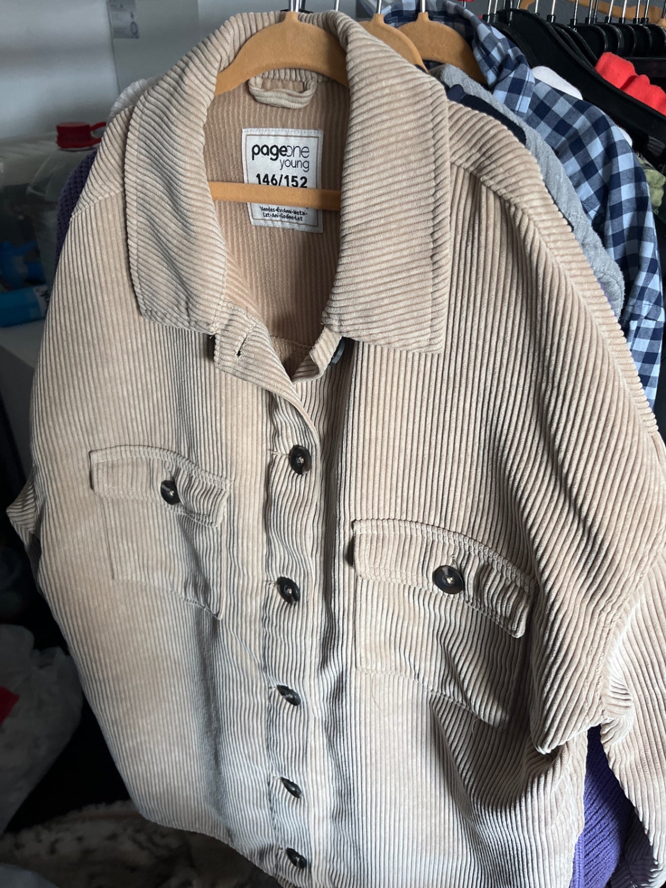 Page One Hemd Beige Gr.: 146/152