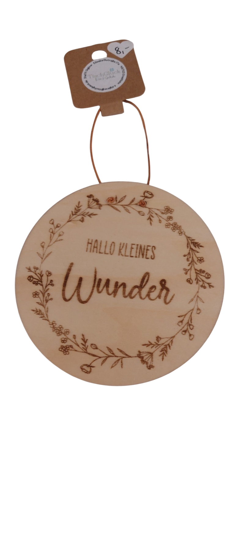 TischGlück Wandhänger "hallo kleines Wunder"